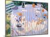 In the Garden, Table with Oranges-Sarah Butterfield-Mounted Giclee Print