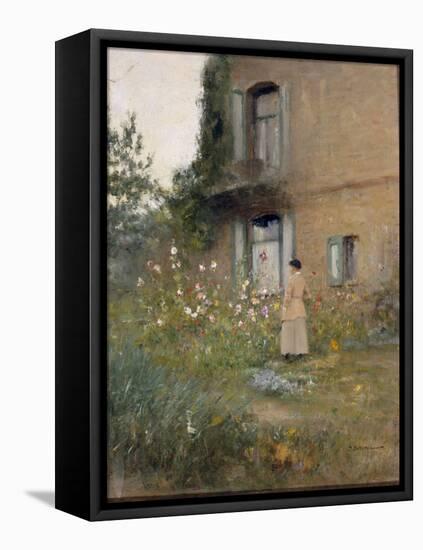 In the Garden-Ivan Pavlovich Pochitonov-Framed Stretched Canvas