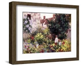 In the Garden-Camille Pissarro-Framed Giclee Print