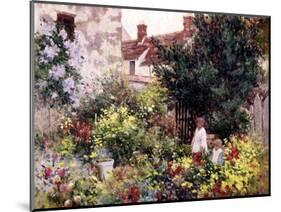 In the Garden-Camille Pissarro-Mounted Giclee Print