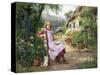 In the Garden-Yeend King-Stretched Canvas