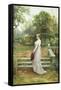 In the Garden-Ernest Walbourn-Framed Stretched Canvas