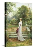 In the Garden-Ernest Walbourn-Stretched Canvas
