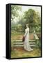 In the Garden-Ernest Walbourn-Framed Stretched Canvas