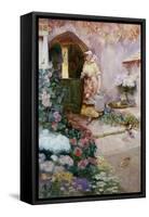 In the Garden-David Woodlock-Framed Stretched Canvas