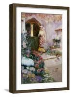 In the Garden-David Woodlock-Framed Giclee Print