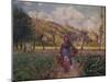 In the Garden-Camille Pissarro-Mounted Giclee Print