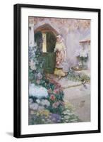 In the Garden-David Woodlock-Framed Giclee Print