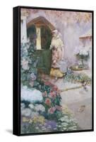 In the Garden-David Woodlock-Framed Stretched Canvas