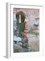 In the Garden-David Woodlock-Framed Giclee Print