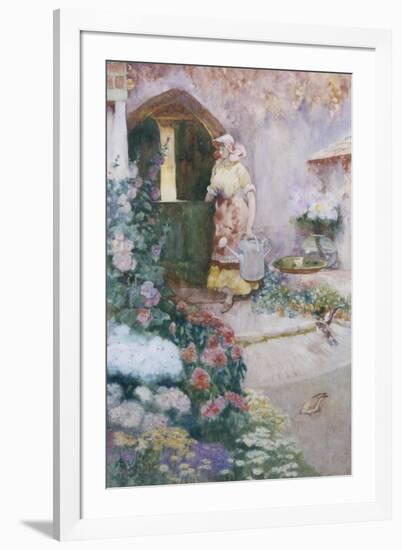 In the Garden-David Woodlock-Framed Giclee Print