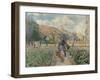 In the Garden-Camille Pissarro-Framed Giclee Print