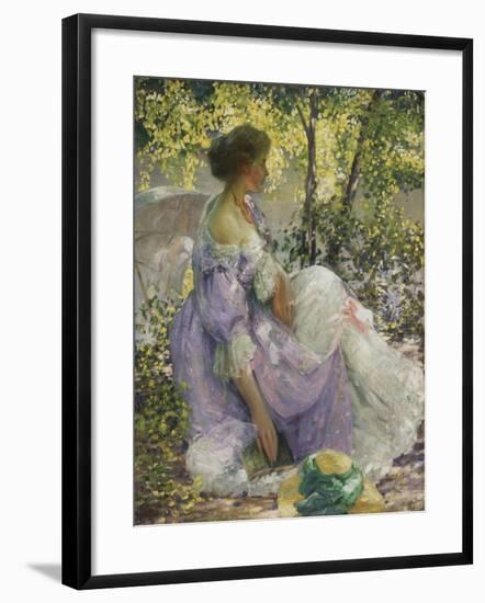 In the Garden-Richard Edward Miller-Framed Giclee Print