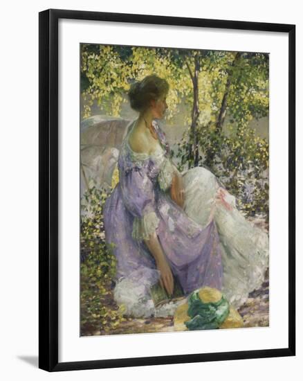 In the Garden-Richard Edward Miller-Framed Giclee Print