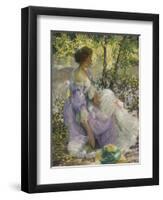 In the Garden-Richard Edward Miller-Framed Giclee Print