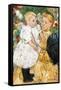 In The Garden-Mary Cassatt-Framed Stretched Canvas