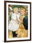 In The Garden-Mary Cassatt-Framed Art Print