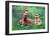 In The Garden-Berthe Morisot-Framed Art Print