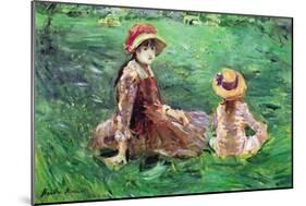 In The Garden-Berthe Morisot-Mounted Art Print