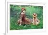 In The Garden-Berthe Morisot-Framed Art Print