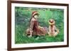 In The Garden-Berthe Morisot-Framed Art Print