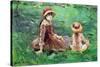 In The Garden-Berthe Morisot-Stretched Canvas