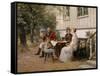 In the Garden-Oscar Arnold Wergeland-Framed Stretched Canvas