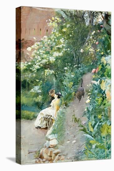 In the Gardens of Alhambra. 1887-Anders Leonard Zorn-Stretched Canvas