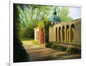 In The Gardens Of Sanssouci-kirilstanchev-Framed Art Print