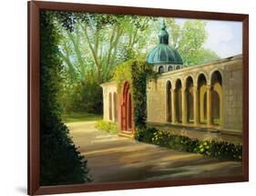 In The Gardens Of Sanssouci-kirilstanchev-Framed Art Print