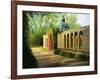 In The Gardens Of Sanssouci-kirilstanchev-Framed Art Print