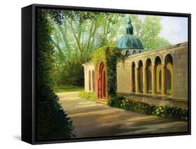 In The Gardens Of Sanssouci-kirilstanchev-Framed Stretched Canvas