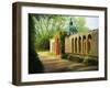 In The Gardens Of Sanssouci-kirilstanchev-Framed Art Print