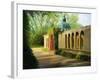 In The Gardens Of Sanssouci-kirilstanchev-Framed Art Print