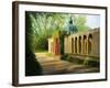 In The Gardens Of Sanssouci-kirilstanchev-Framed Art Print