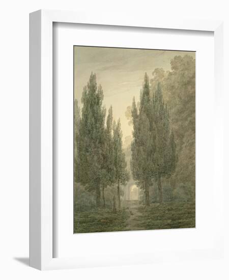 In the Gardens of the Villa Pamphili-John Robert Cozens-Framed Giclee Print