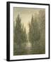 In the Gardens of the Villa Pamphili-John Robert Cozens-Framed Giclee Print