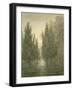 In the Gardens of the Villa Pamphili-John Robert Cozens-Framed Giclee Print