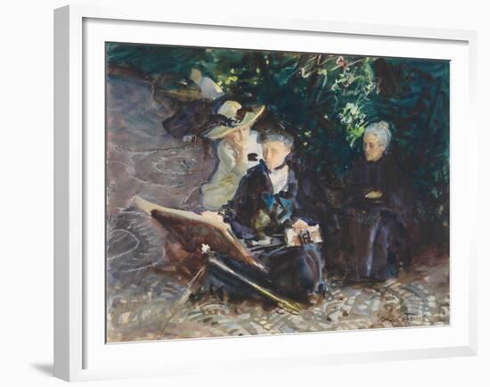 In the Generalife, 1912-John Singer Sargent-Framed Giclee Print