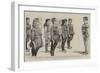 In the Girl's Gymnasium at the People's Palace, Mile End Road, Drill Instruction-Charles Paul Renouard-Framed Giclee Print