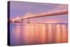 In the Glow of Bay Bridge Lights-Vincent James-Stretched Canvas