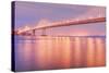 In the Glow of Bay Bridge Lights-Vincent James-Stretched Canvas