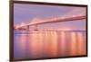 In the Glow of Bay Bridge Lights-Vincent James-Framed Photographic Print