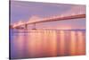 In the Glow of Bay Bridge Lights-Vincent James-Stretched Canvas