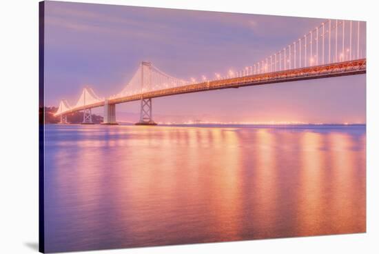 In the Glow of Bay Bridge Lights-Vincent James-Stretched Canvas