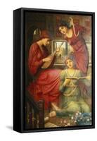 In the Golden Days-John Melhuish Strudwick-Framed Stretched Canvas