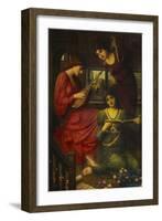 In the Golden Days-John Melhuish Strudwick-Framed Giclee Print