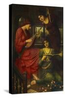 In the Golden Days-John Melhuish Strudwick-Stretched Canvas