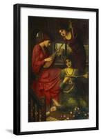 In the Golden Days-John Melhuish Strudwick-Framed Giclee Print