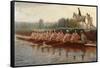 In the Golden Days-Hugh Goldwin Riviere-Framed Stretched Canvas